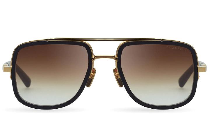 Dita Men's Mach S Sunglasses Yellow Gold XLB183976 USA